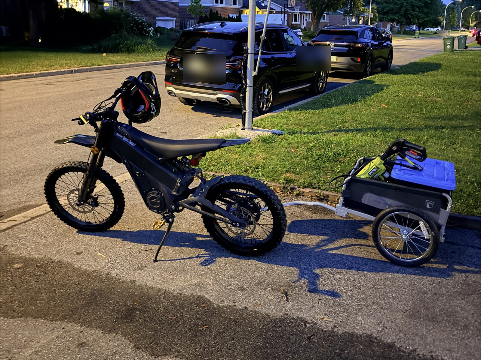 L'équipement mobile Star Shine dans une rue de l'Ouest-de-l'Île